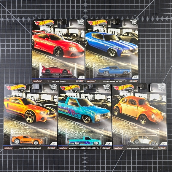 Hot Wheels Other - MATTEL HOT WHEELS PREMIUM 2019 CAR CULTURE CRUISE BOULEVARD